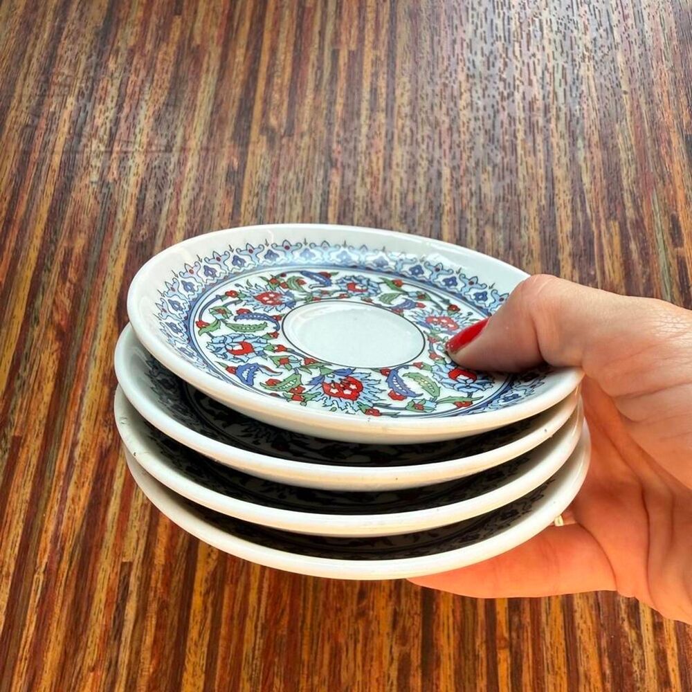 Güral Porselen Turkish Coffee Saucers